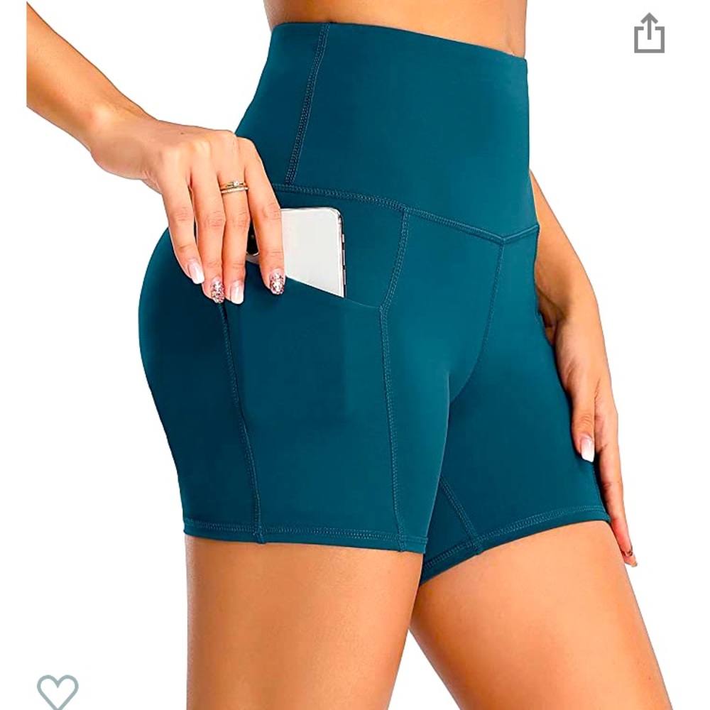 High Waisted Spandex Workout Shorts